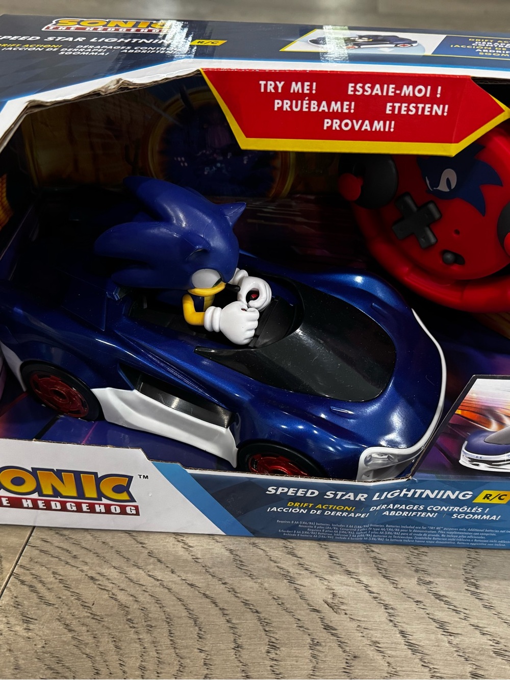 Sonic Remote Race Car (brand new in box)